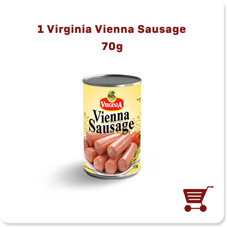 Virginia Vienna Sausage Cart Button